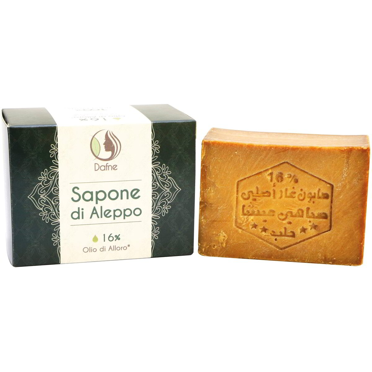 Sapone di Aleppo 16% olio di alloro