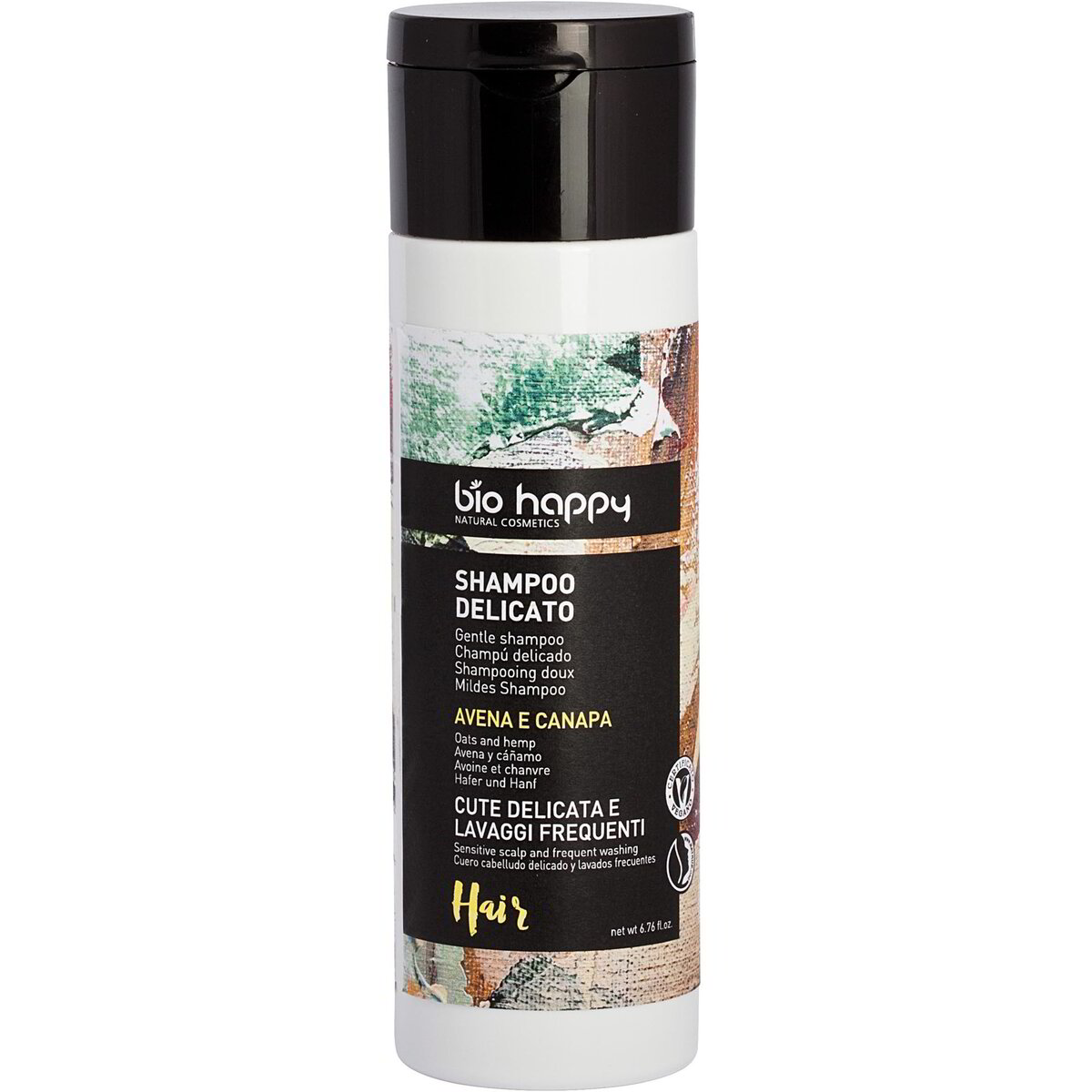 Shampoo delicato con avena e canapa