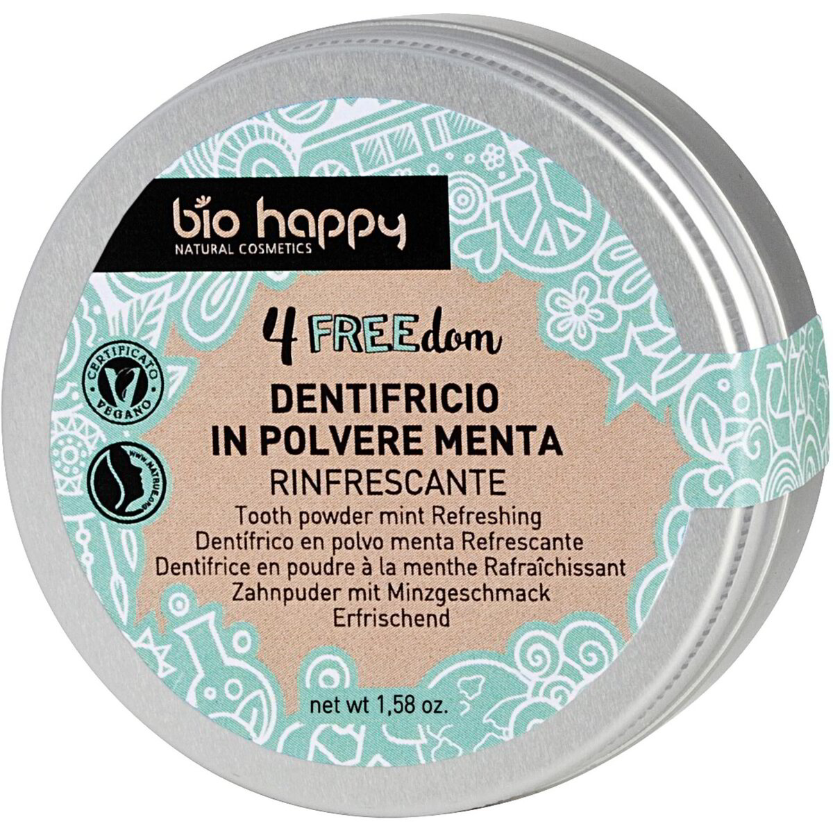 Dentifricio in polvere alla menta