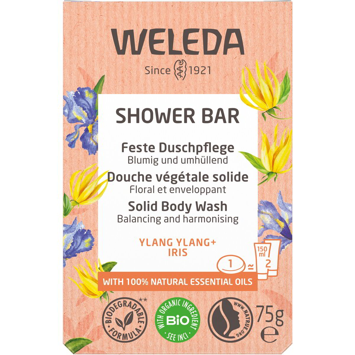 Bagnodoccia solido ylang ylang e iris