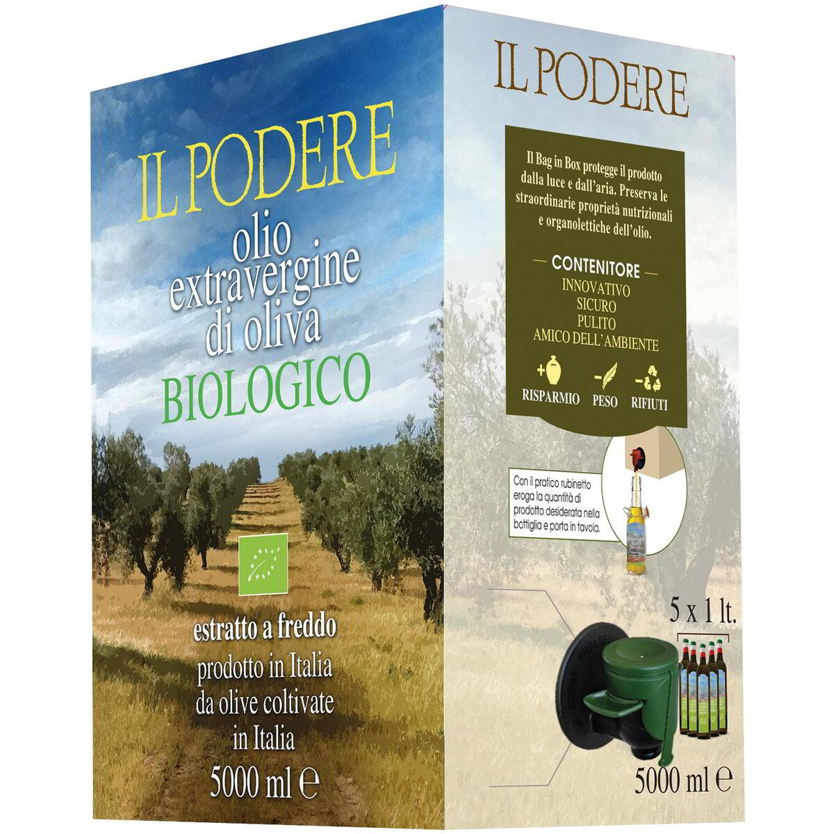 Olio extravergine di oliva bag in box