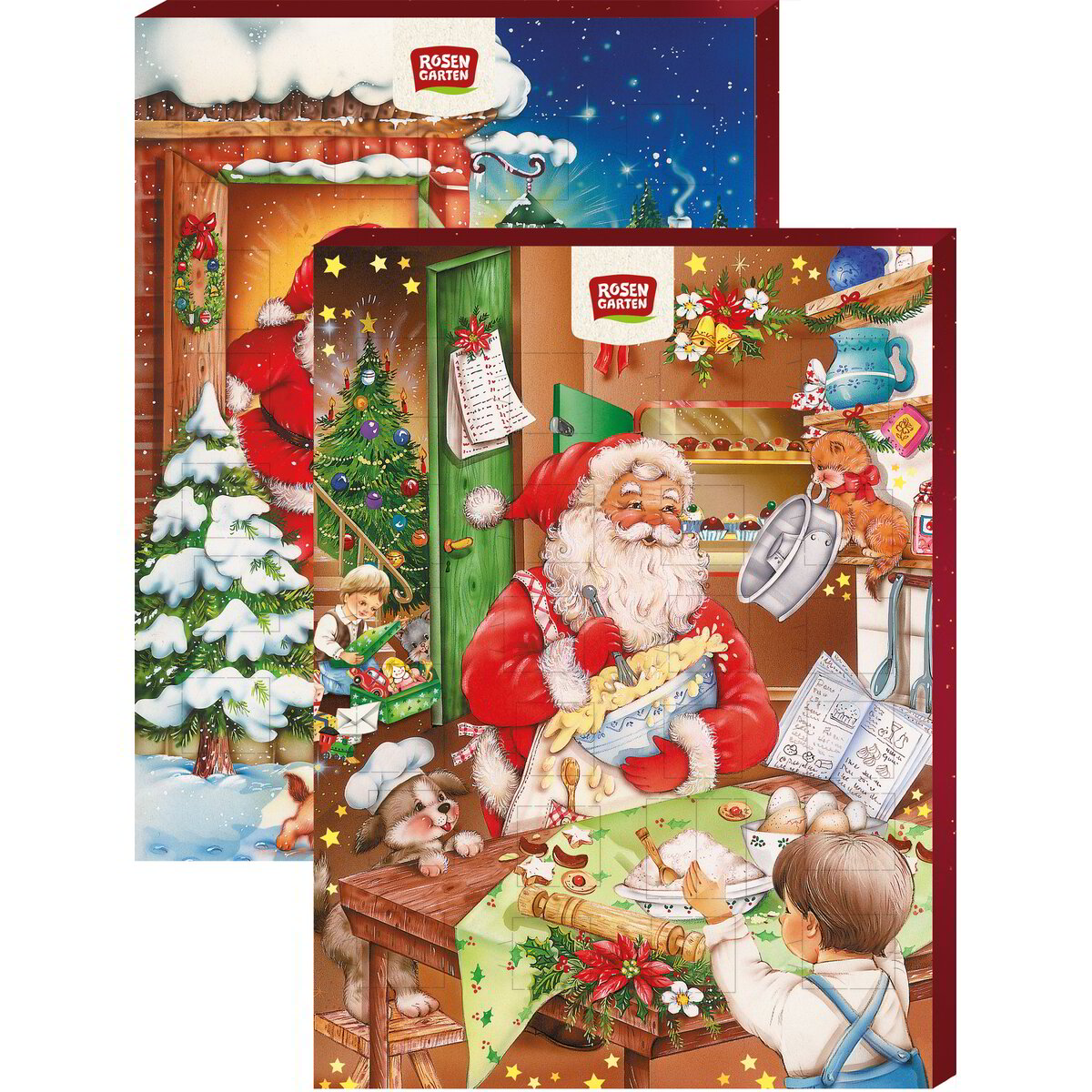 Calendario dell’avvento di cioccolato