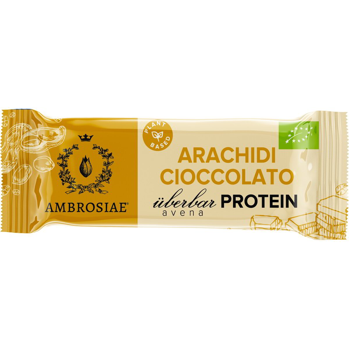 Barretta proteica arachidi e cioccolato