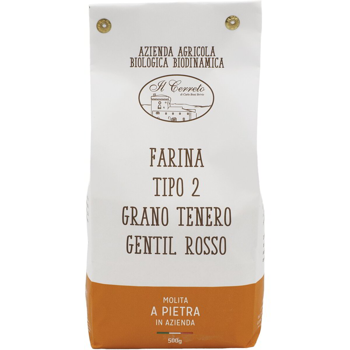 Farina tipo 2 di grano tenero Gentil Rosso