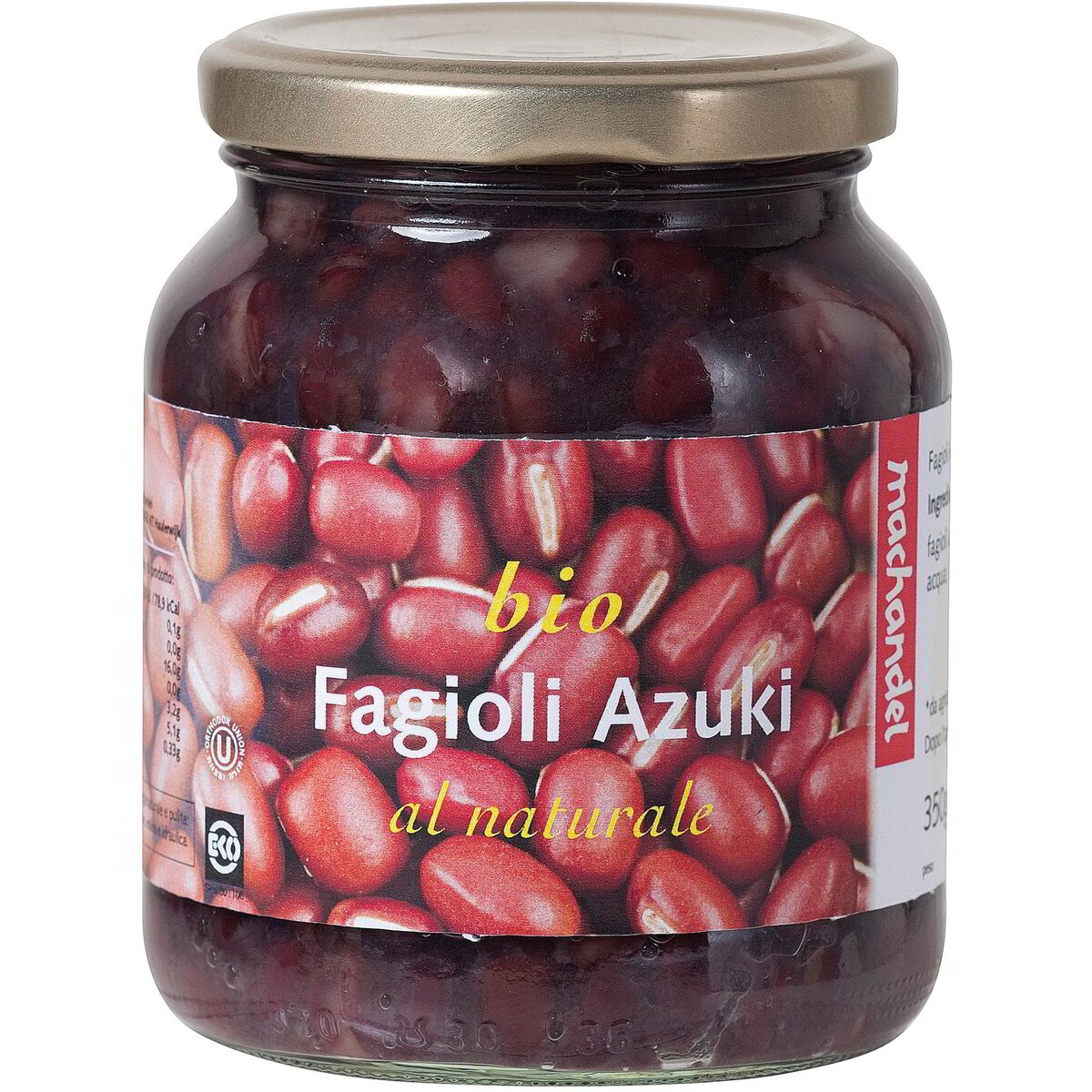 Fagioli azuki rossi al naturale