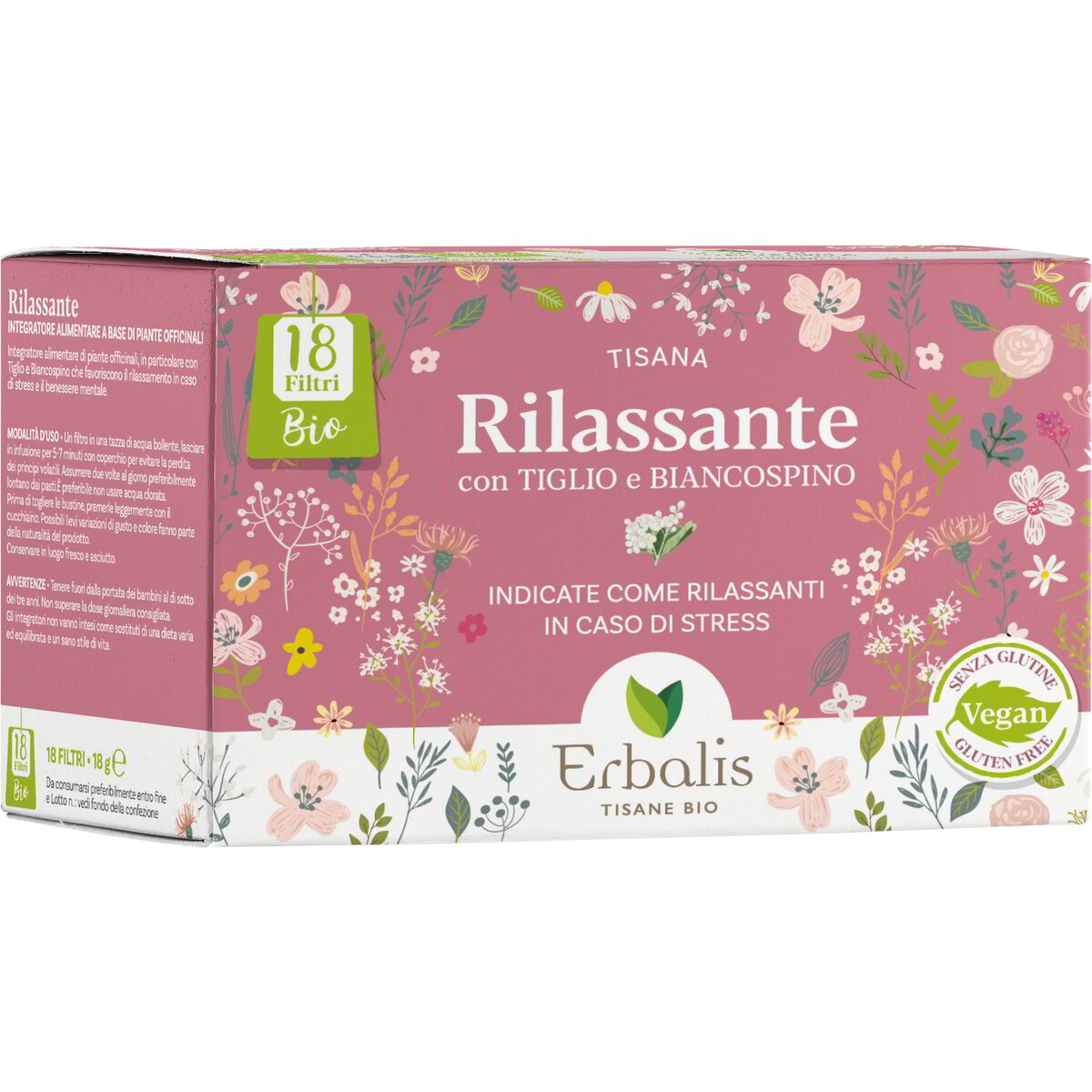 Tisana Rilassante con tiglio e biancospino