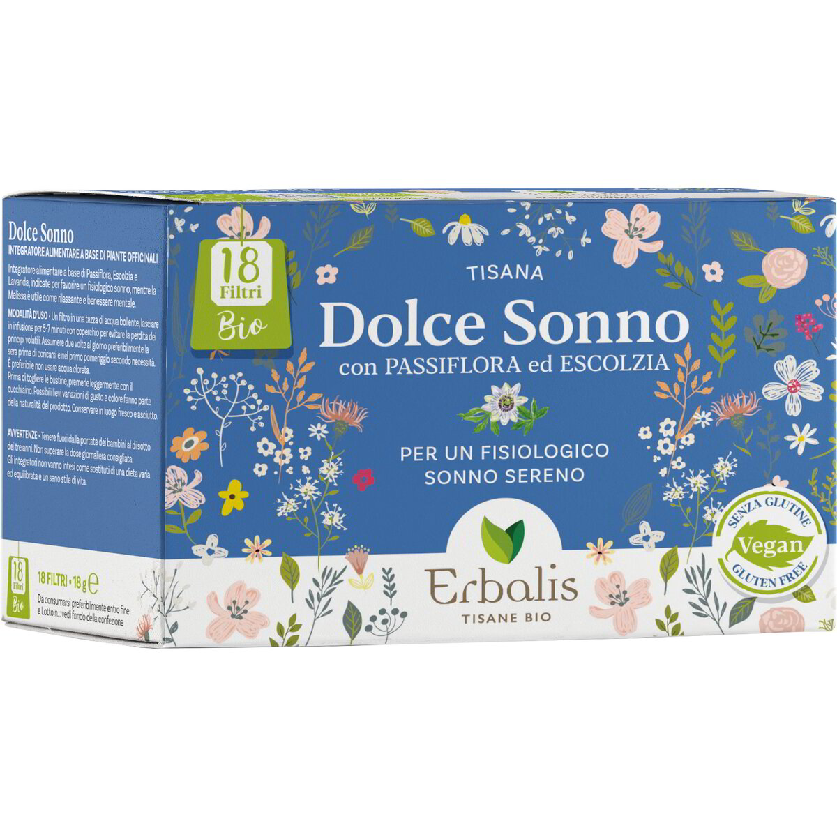 Tisana dolce sonno con escolzia e passiflora