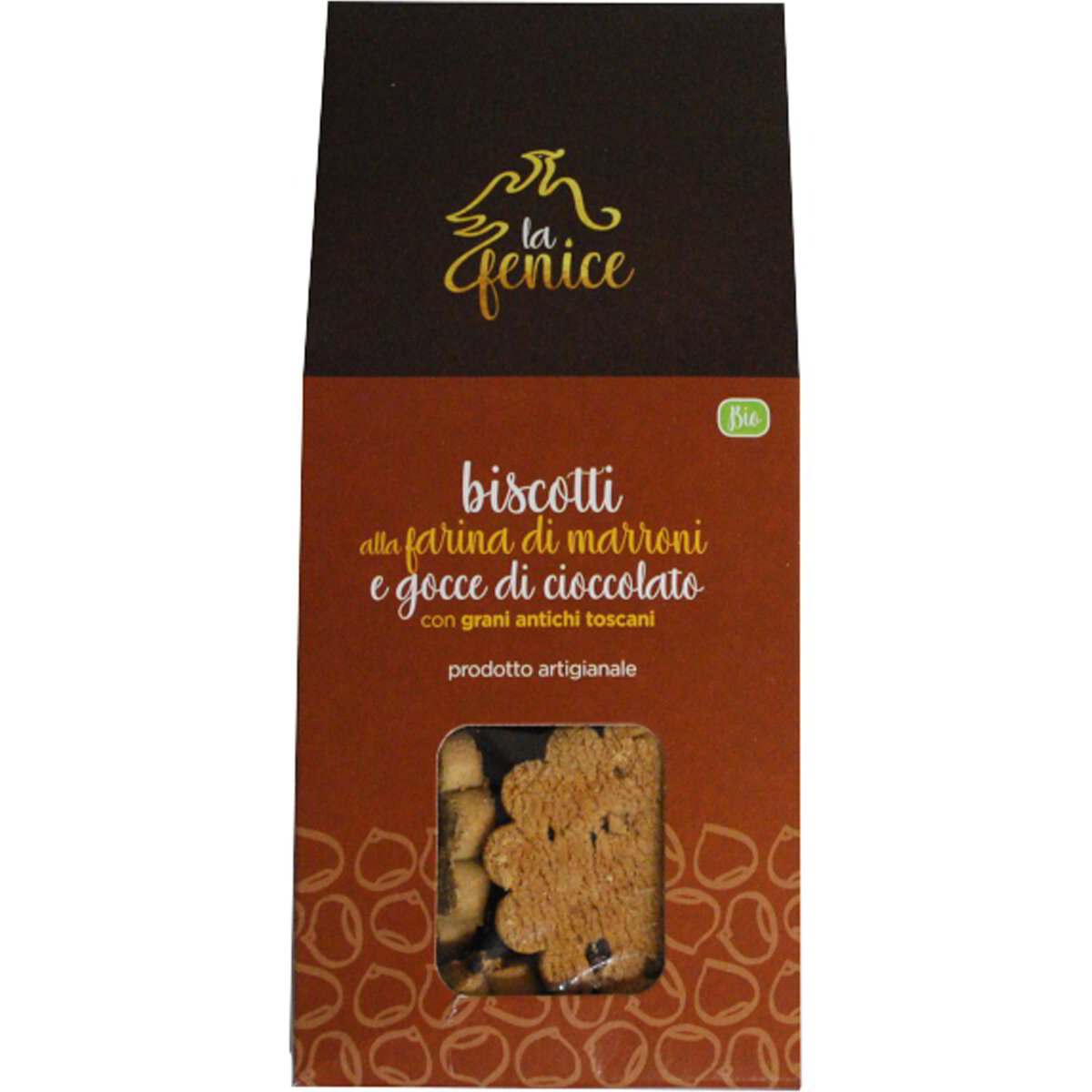 Biscotti alla farina di marroni con gocce di cioccolato