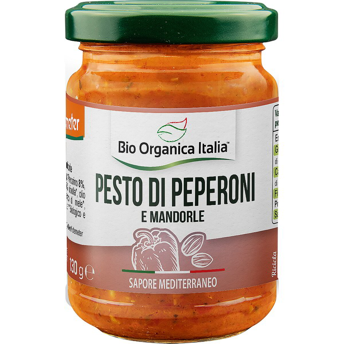 Pesto di peperoni e mandorle