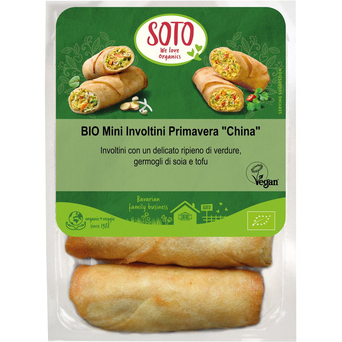 Mini involtini primavera China alle verdure