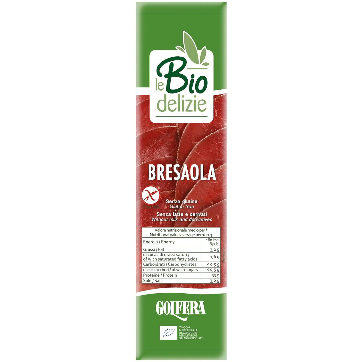 Bresaola senza nitriti aggiunti in rotolino