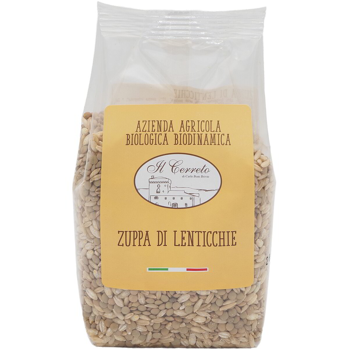 Zuppa di lenticchie orzo perlato e avena integrale
