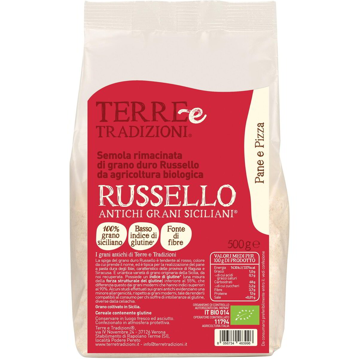 Semola rimacinata di grano duro Russello