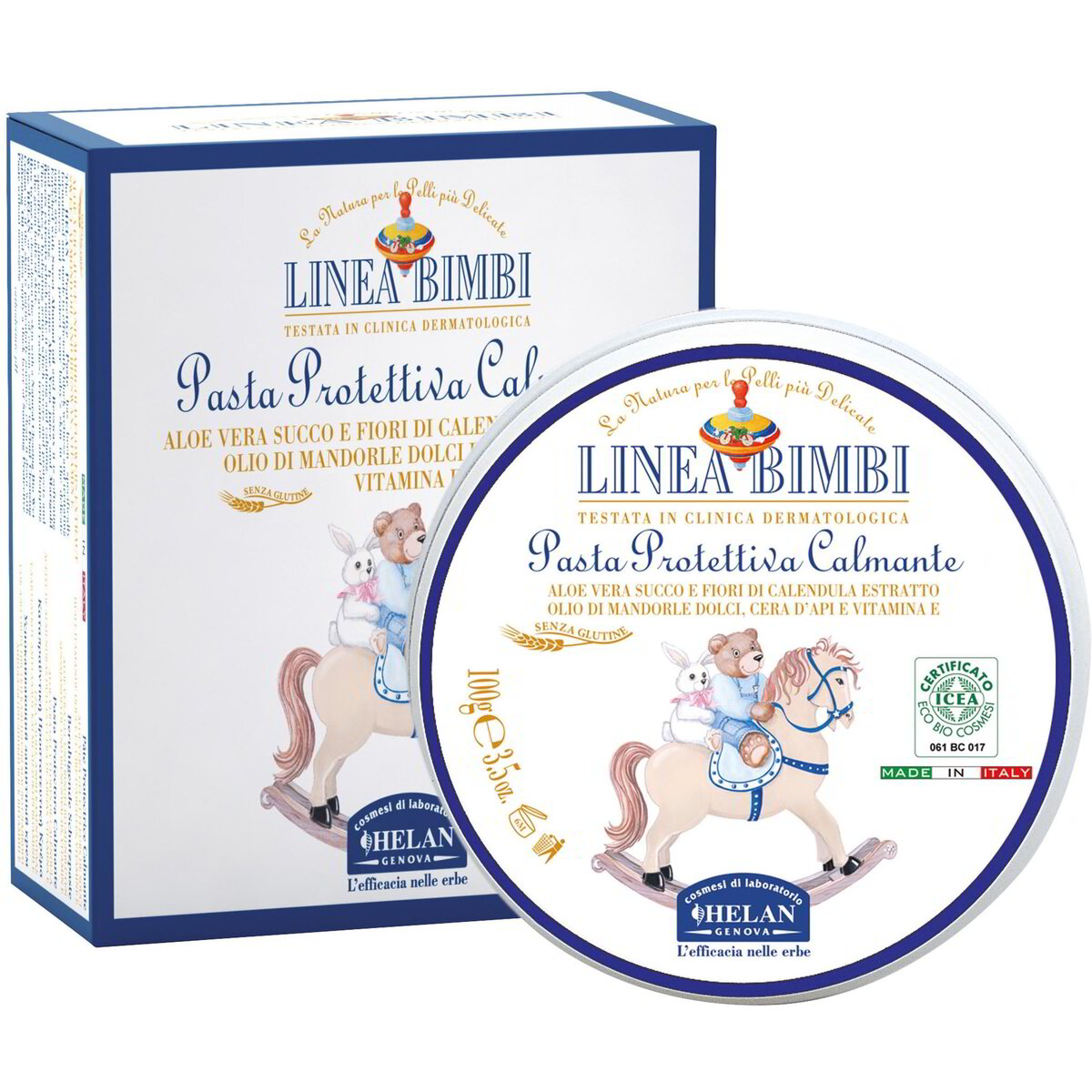 Pasta protettiva calmante Linea Bimbi