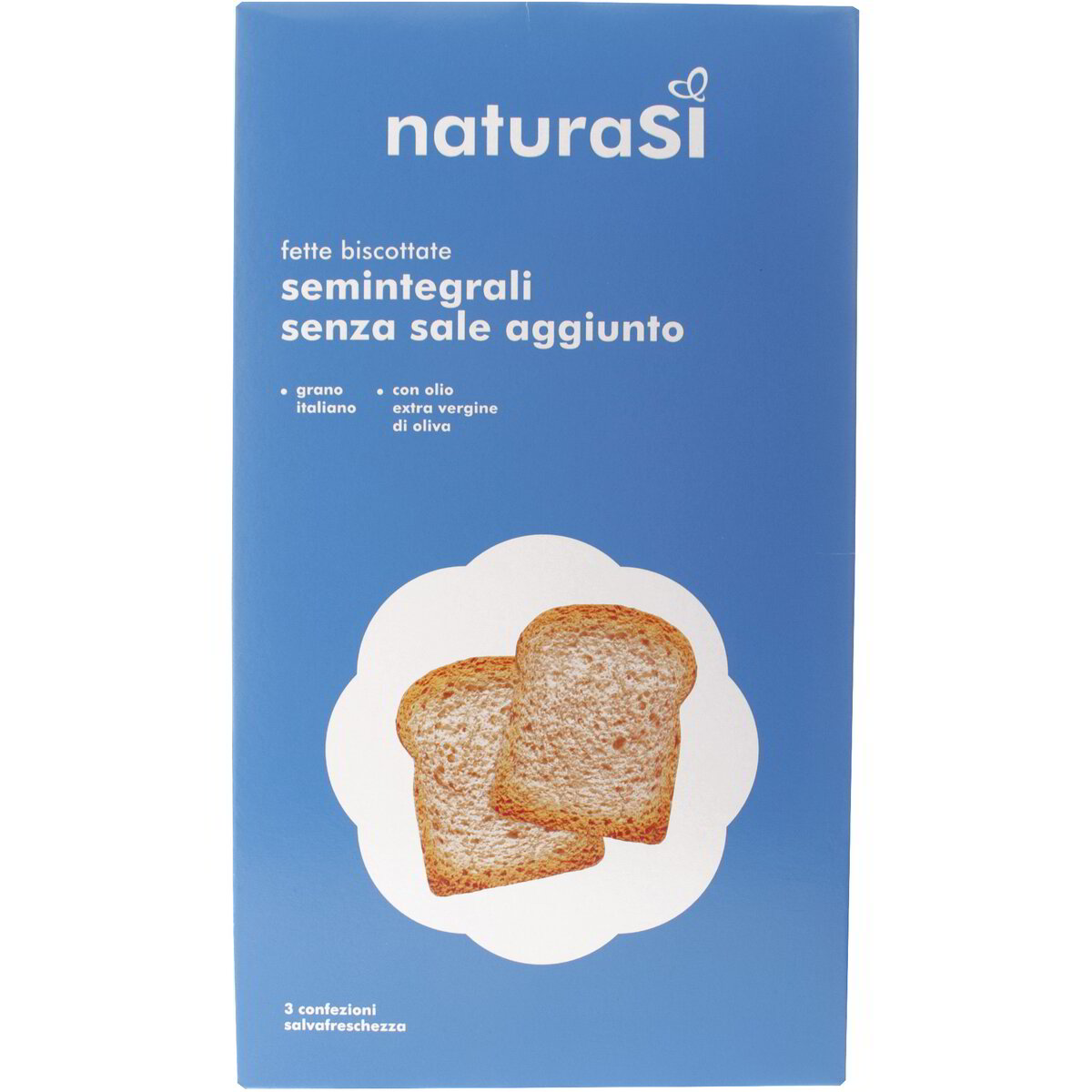 Fette biscottate semintegrali senza sale aggiunto