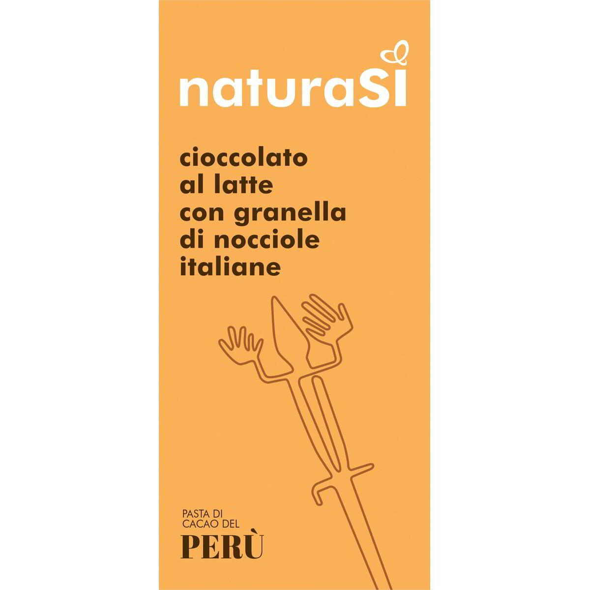 Cioccolato al latte con granella di nocciole italiane