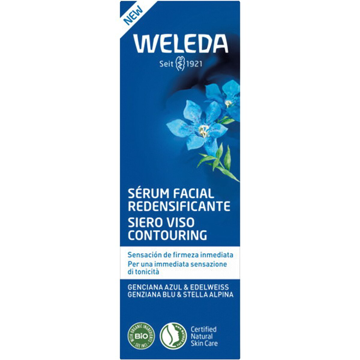 Siero viso contouring - Genziana blu e stella alpina