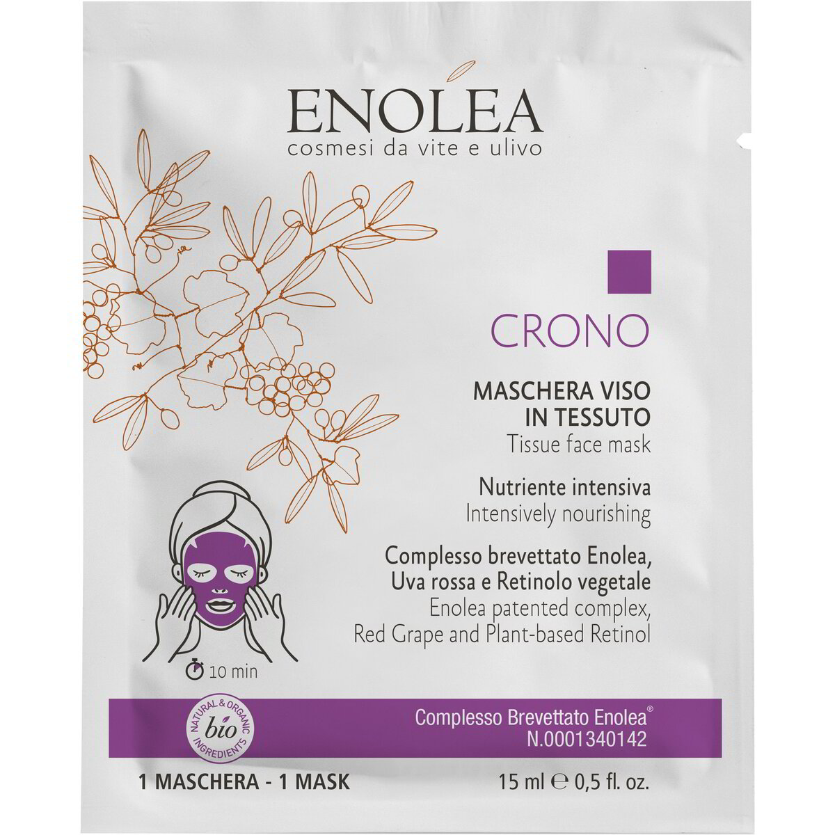 Maschera viso in tessuto - Crono