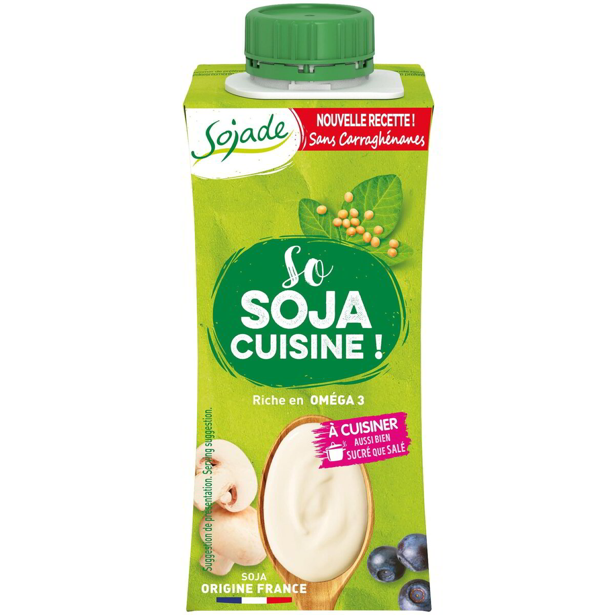 Soia Cuisine vegetale con tappo richiudibile