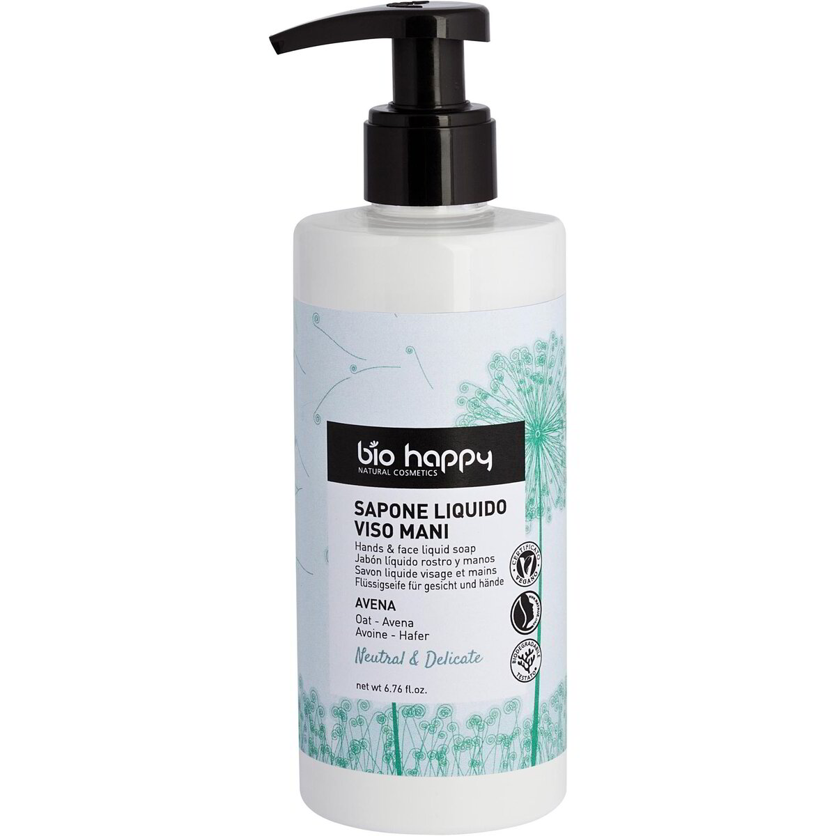 Sapone liquido viso Neutral & Delicate con avena