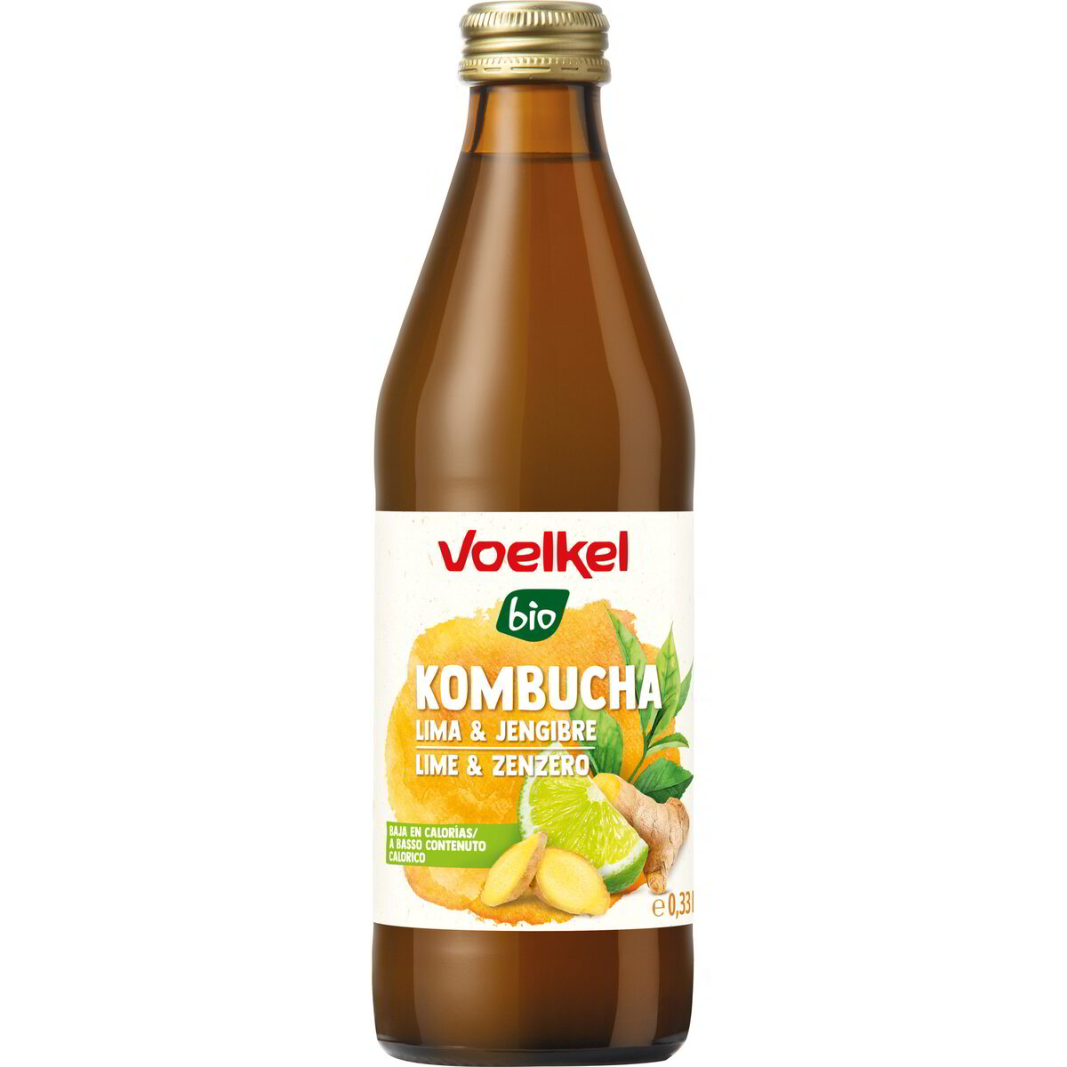 Kombucha con lime e zenzero