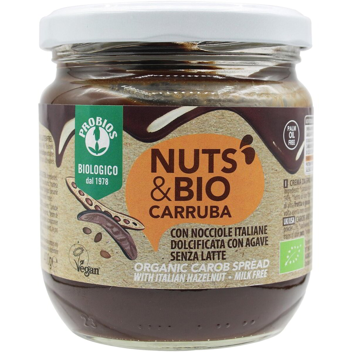 Crema spalmabile Nuts & Bio con carrube e nocciola