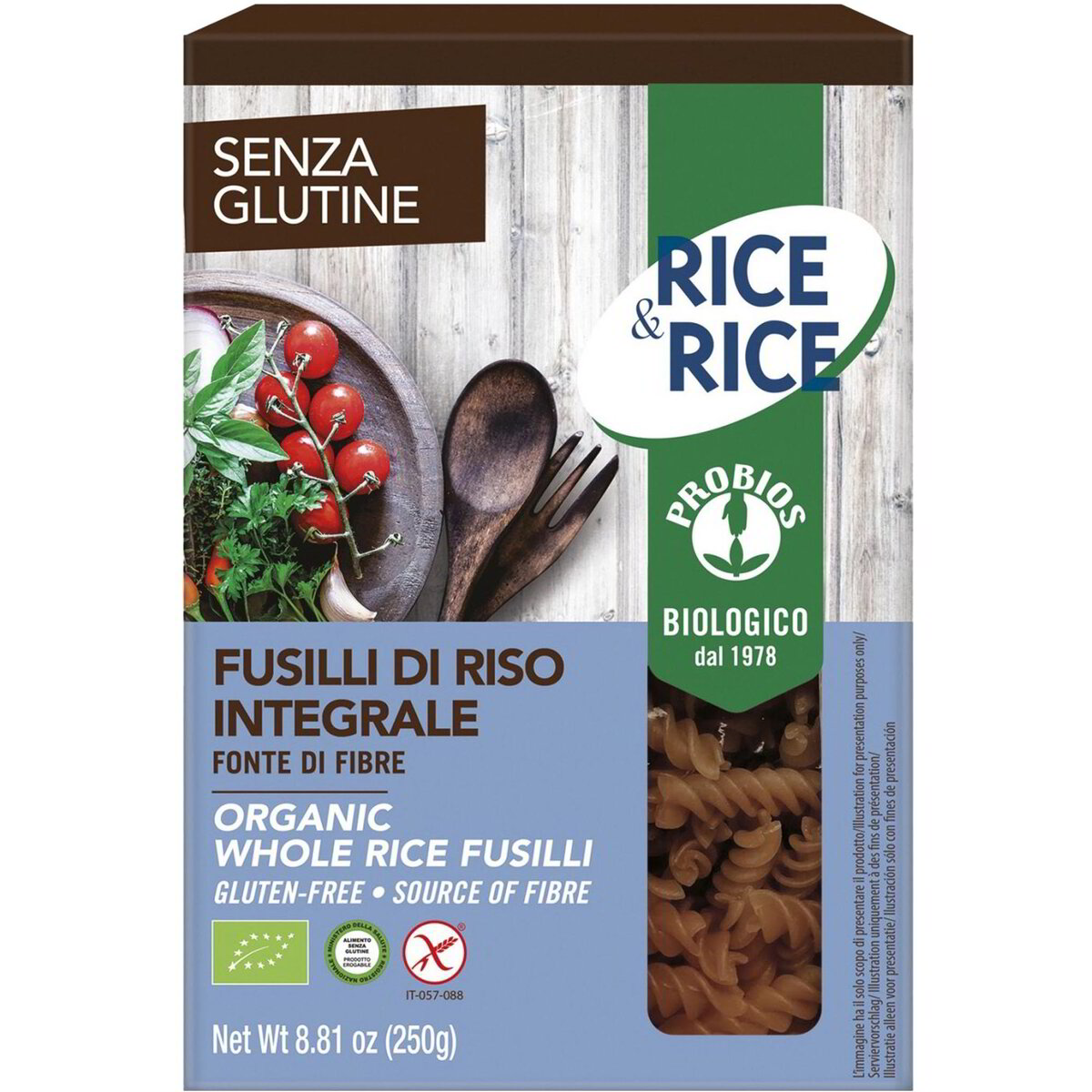 Integrale Rice Fusilli di riso integrale Rice & Rice | Acquisto Online