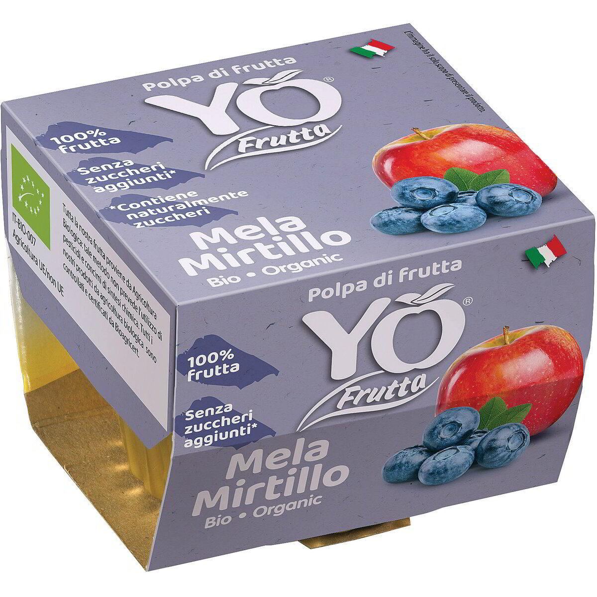 Polpa di mela e mirtillo