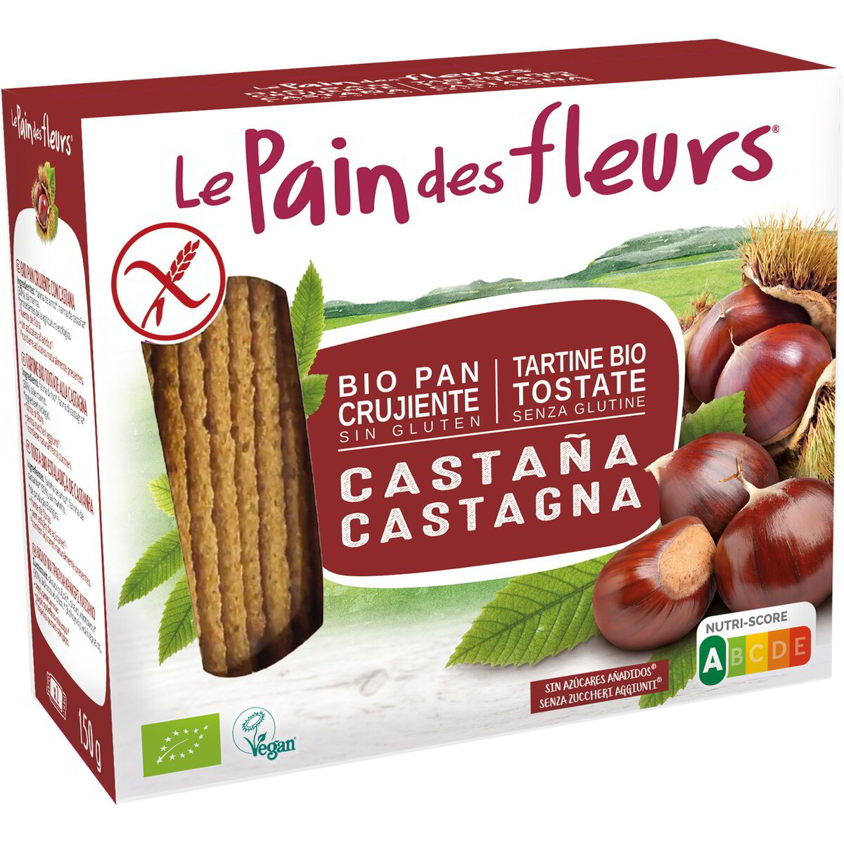 Tartine croccanti riso e castagna