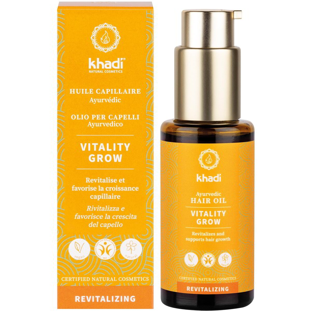 Olio ayurvedico per capelli Revitalizing forza e morbidezza