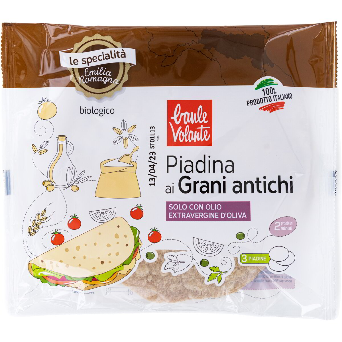 Piadina ai grani antichi