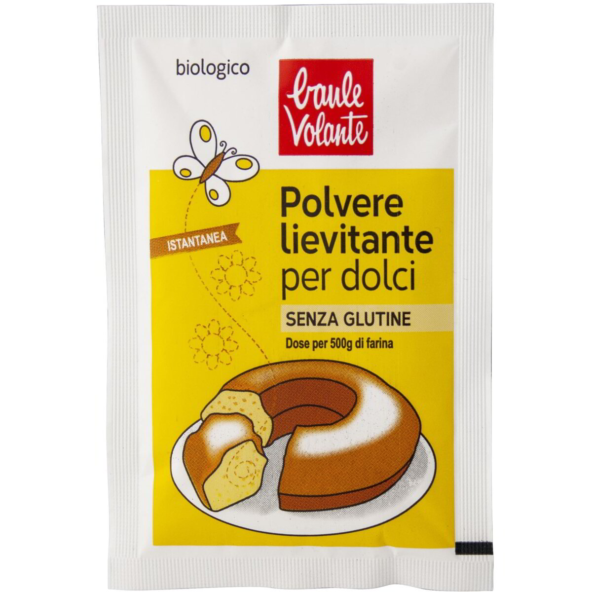Polvere lievitante per dolci