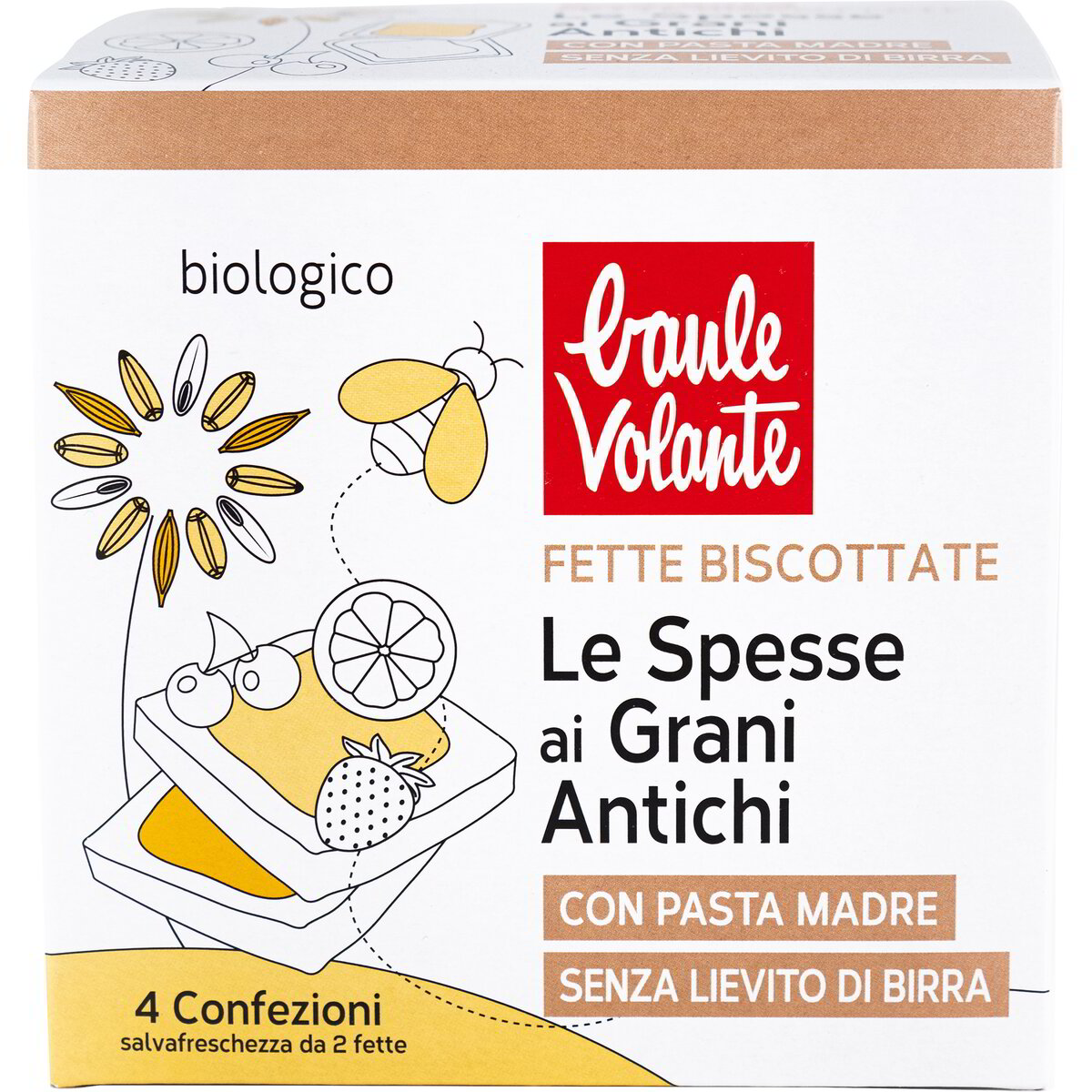 Fette biscottate con grani antichi Le Spesse