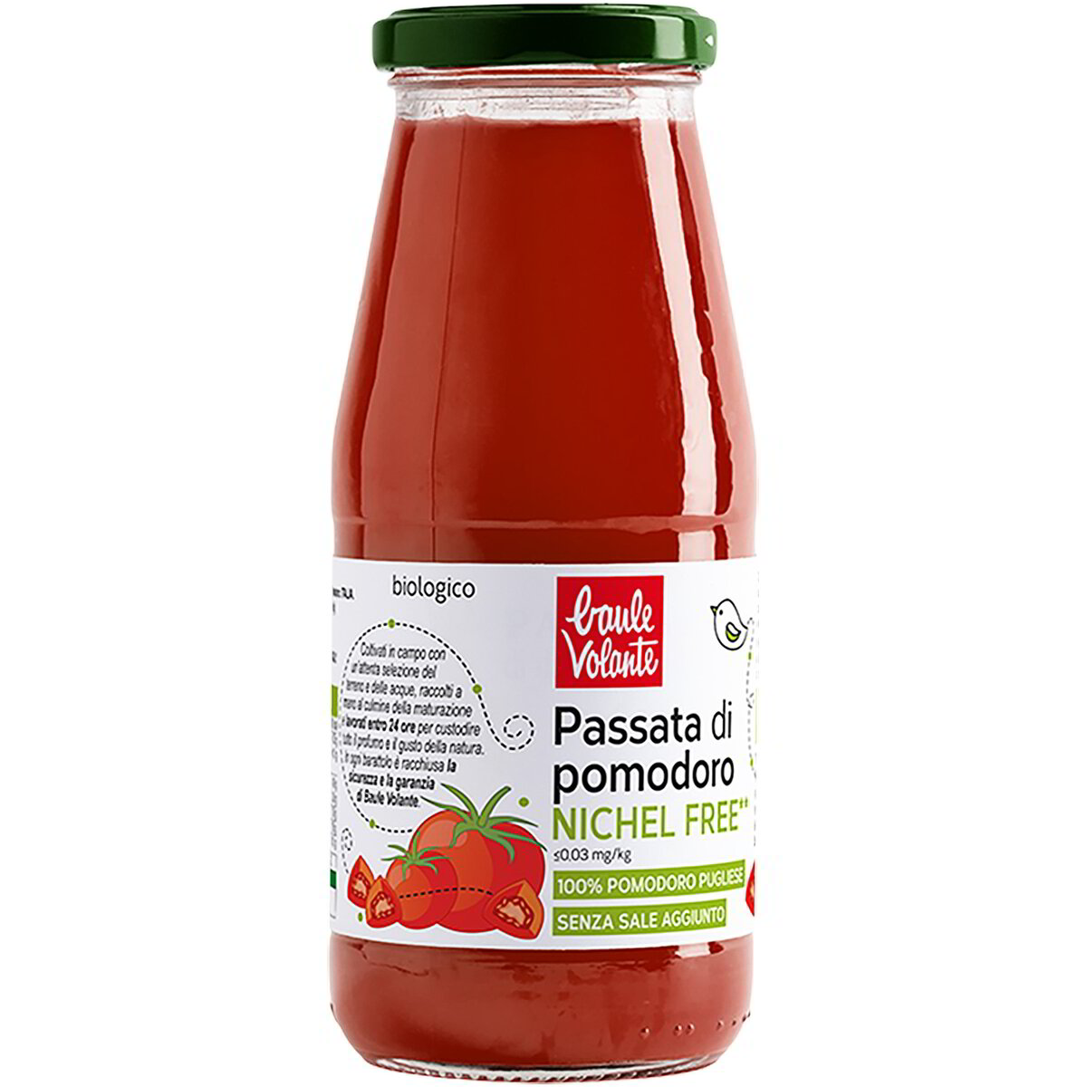 Passata di pomodoro nichel free ( Nichel <0.03 mg/kg)