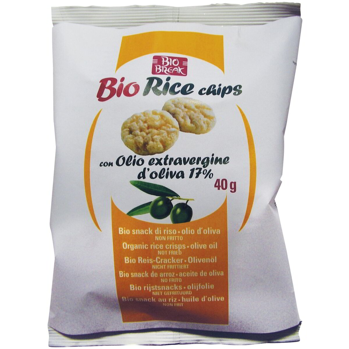 Rice Chips snack con olio extravergine di oliva