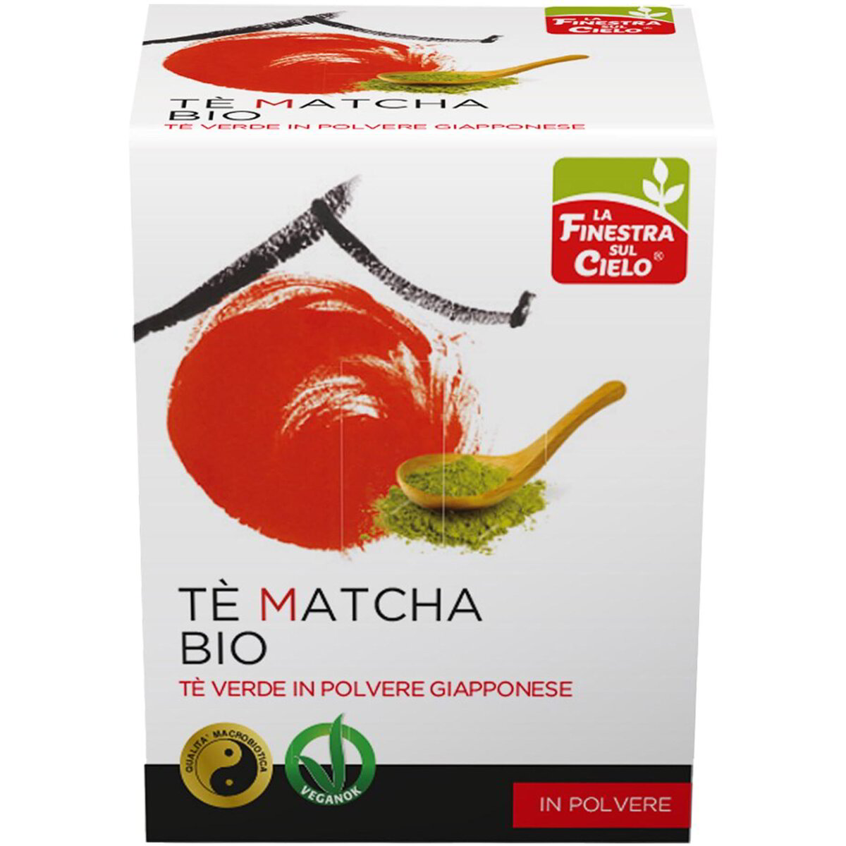 Tè verde giapponese matcha in polvere