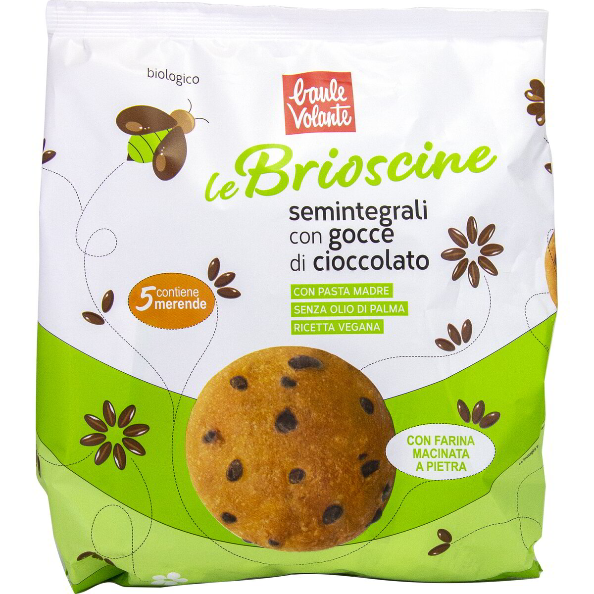 Le Brioscine semintegrali al cioccolato