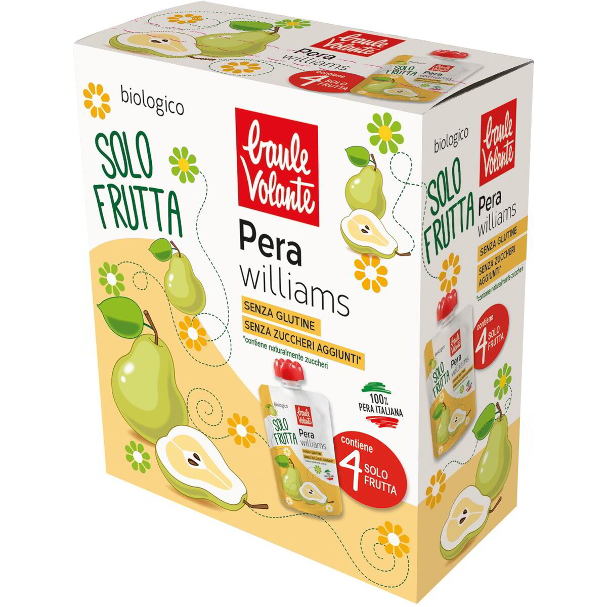 Solo Frutta in doypack pera Williams 4 pezzi
