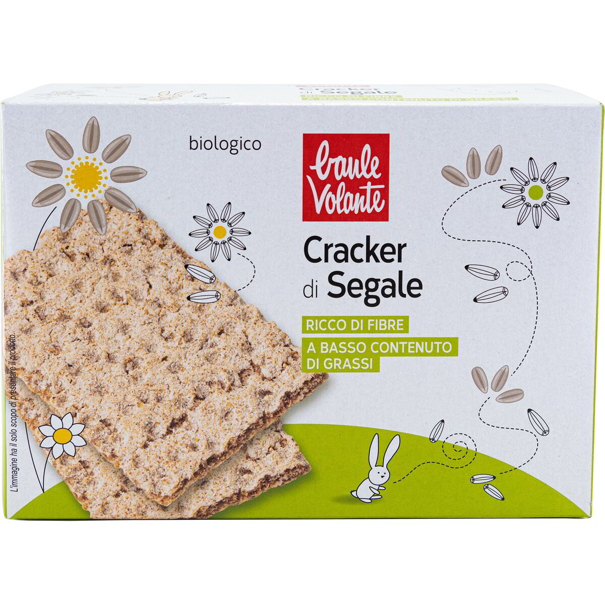 Cracker di segale senza lievito