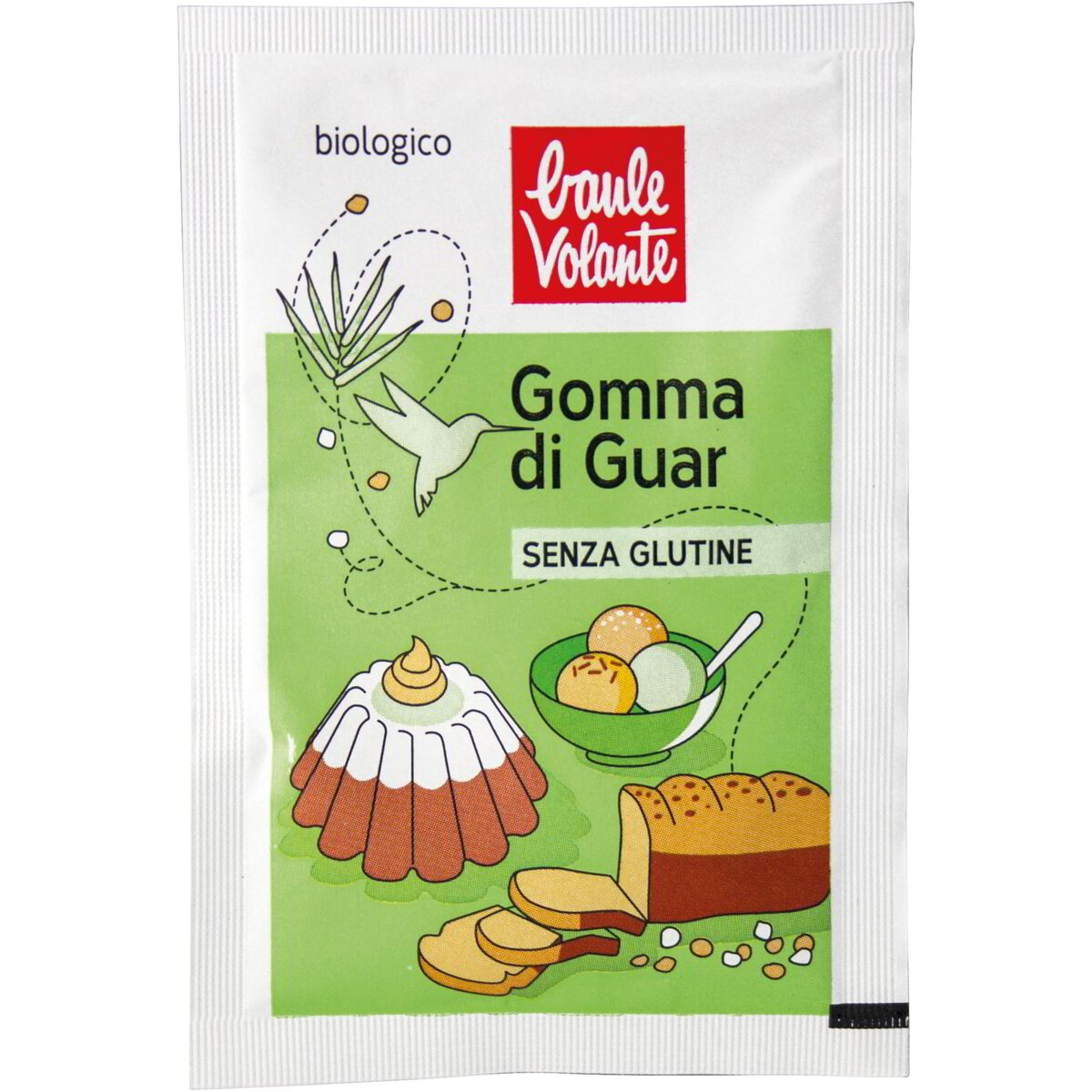 Gomma di guar senza glutine