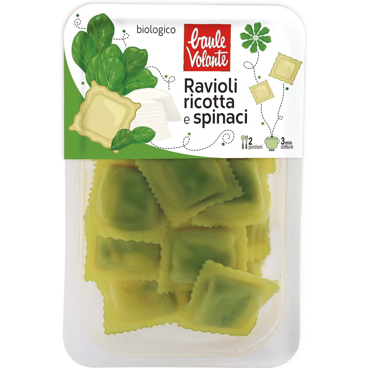 Ravioli di ricotta e spinaci