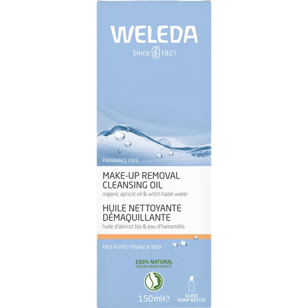 Olio detergente struccante