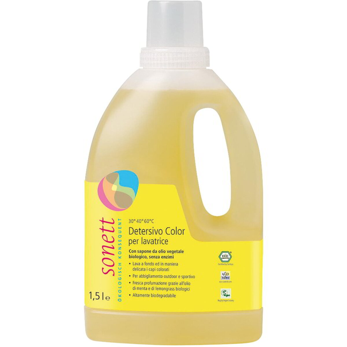 Detersivo liquido per lavatrice capi colorati