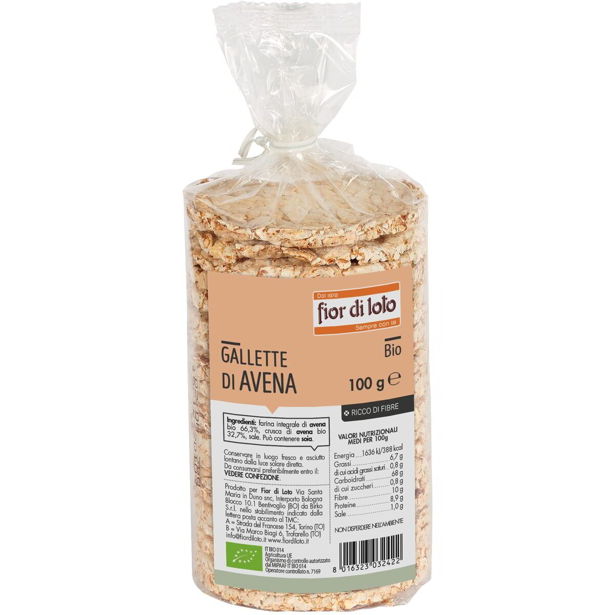 Gallette di avena 99%