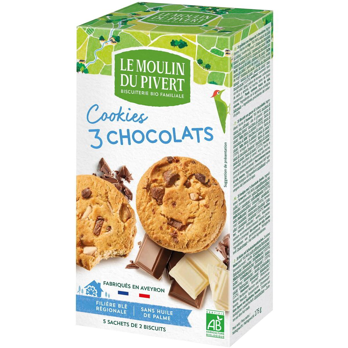 Cookies 3 chocolats