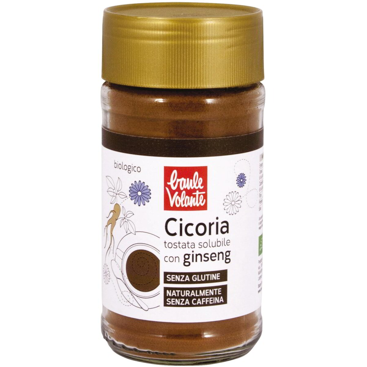 Cicoria tostata solubile con ginseng