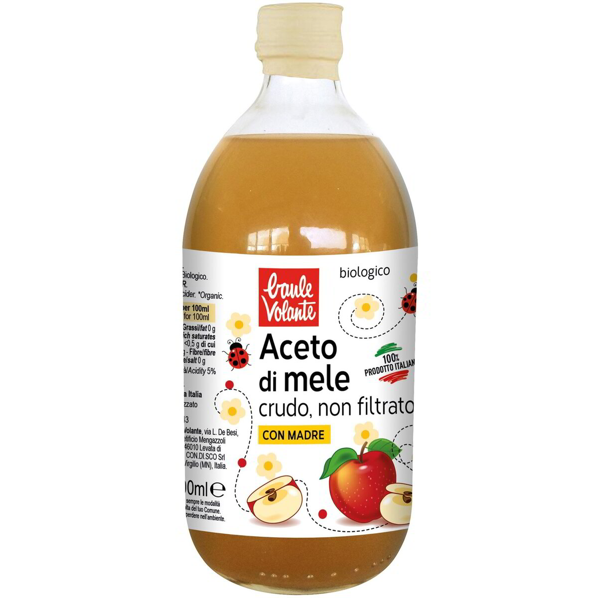Aceto di mele non filtrato