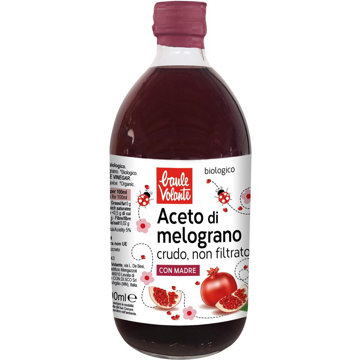 Aceto di melograno non filtrato
