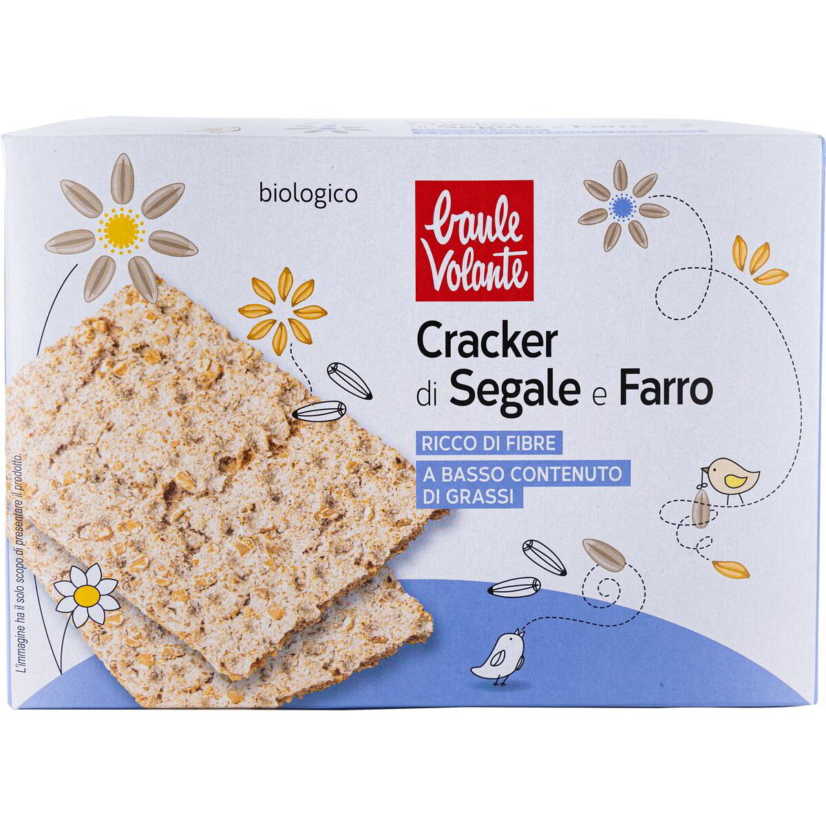 Cracker di segale e farro - linea benessere