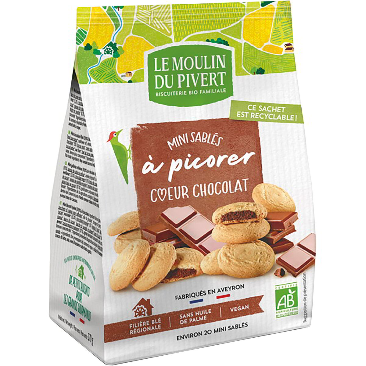 Mini cookies con ripieno al cioccolato